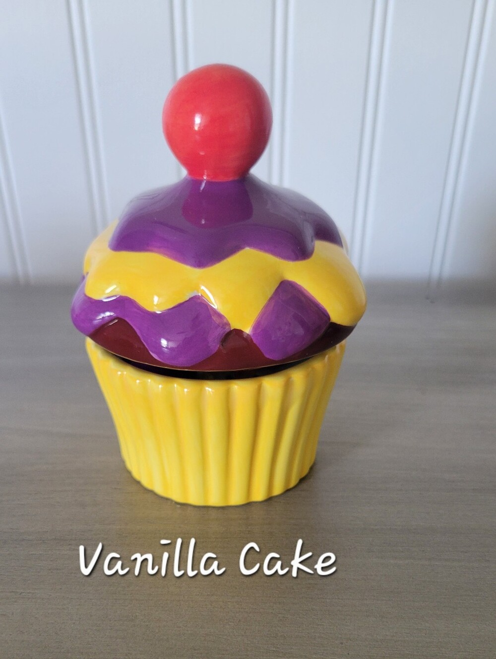 Vanilla Cake Soy Candle Reusable Ceramic Container
